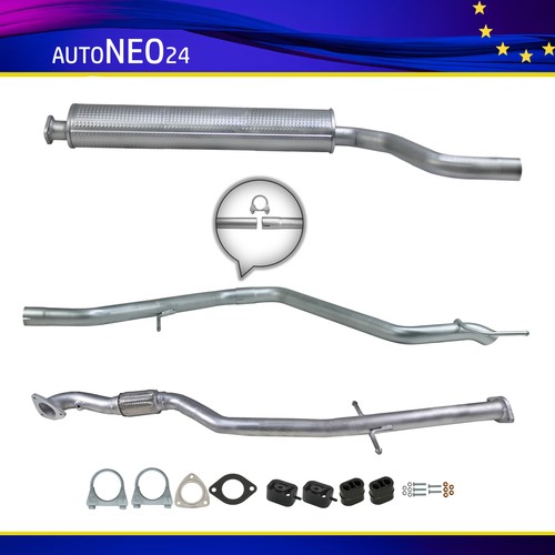Komplette auspuffanlage opel - auspuffanlage,