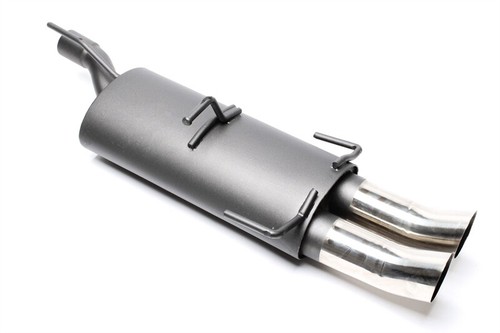 Sportauspuff 2x76mm dtm rund - dtm,