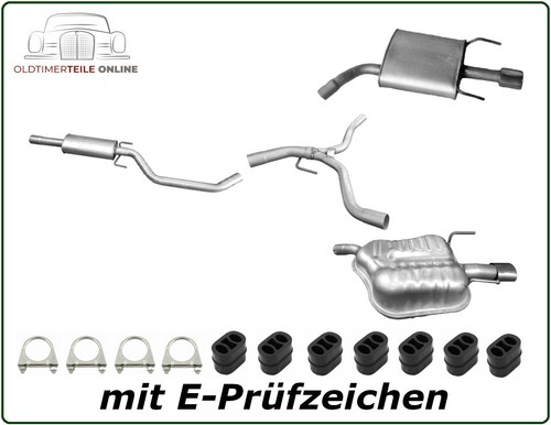 Auspuff set opel vectra - auspuff, 2.2