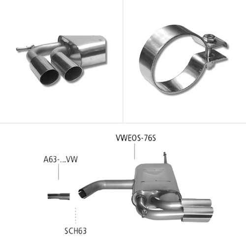 Bastuck sportauspuff vw eos - vw,