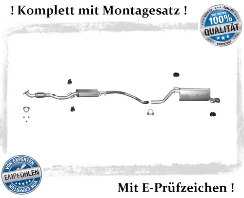 Auspuffanlage für opel - auspuffanlage,