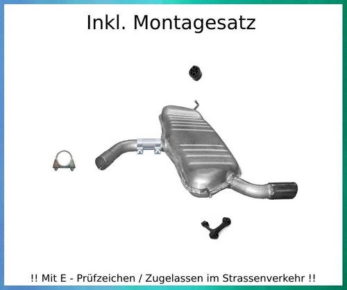 Endschalldämpfer für audi - audi, a3