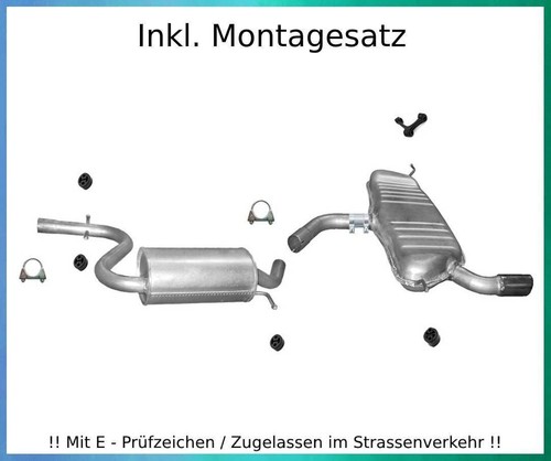 Auspuffanlage für audi - audi, a3