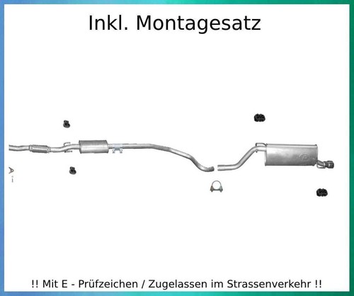 Auspuffanlage für fiat grande - auspuffanlage,