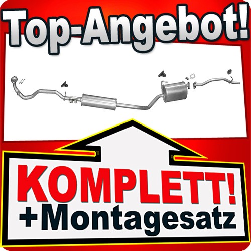 Auspuff für daihatsu sirion - daihatsu,