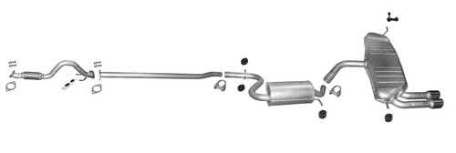 Auspuff für audi sportback - für,