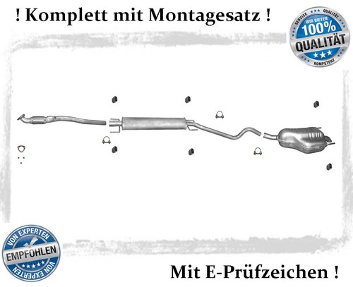 Auspuffanlage für opel astra - für,