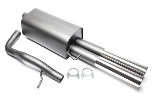 Sportauspuff 2x76mm rund