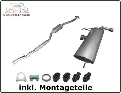 Auspuffanlage für mitsubishi - für,
