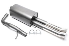 Sportauspuff 2x76mm DTM hoch