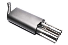 Sportauspuff 2x76mm rund