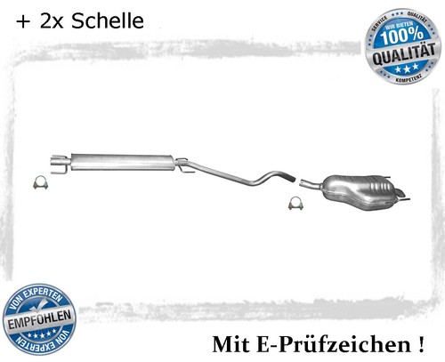 Auspuffanlage für opel astra - auspuffanlage,